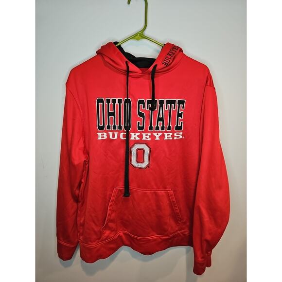Ohio State Buckeyes Size L Red Hoodie Varsity Authentic Apparel University NCAA - Picture 1 of 9